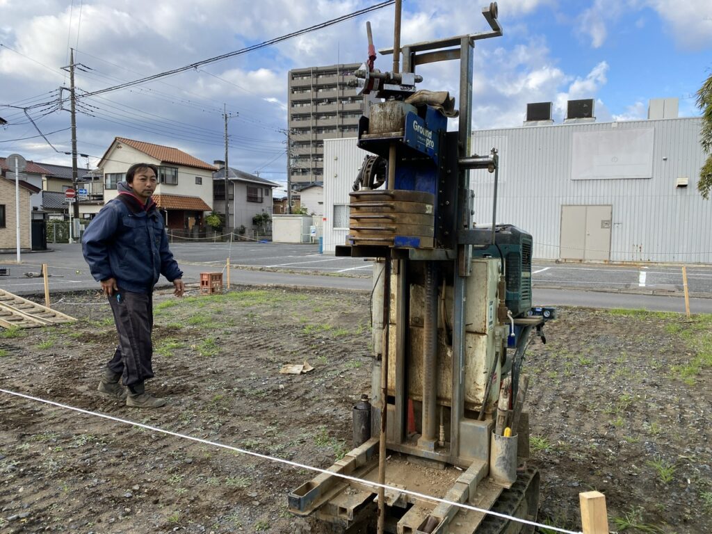 地盤調査（茂原市）